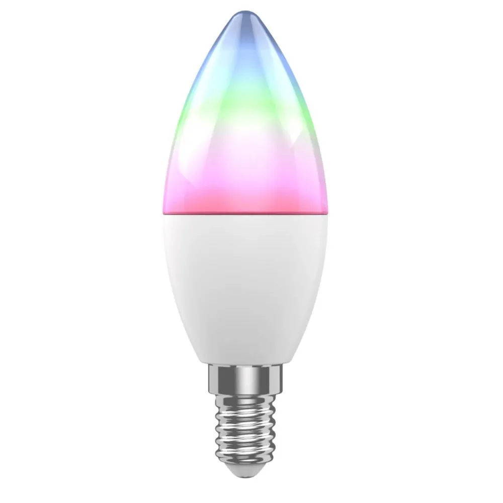 Smart żarówka LED RGB+CCT 5W, WiFi, mocowanie E14