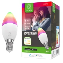 Smart żarówka LED RGB+CCT 5W, WiFi, mocowanie E14