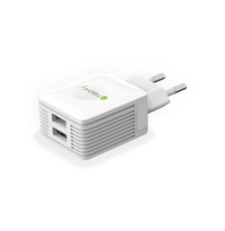 Techly 102932 Sieciowa ładowarka 2x USB 5V 2.1A 10W