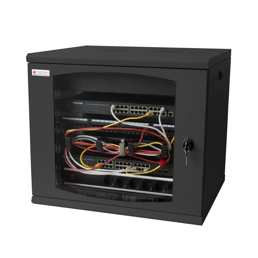 Szafa wisząca 10U 60/60 czarna