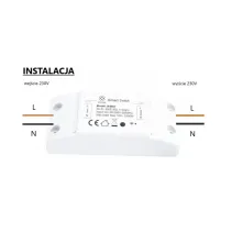 Smart sterownik zasilania, uniwersalny, bezprzewodowy, WiFi