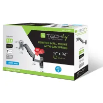 Techly 102864 Wieszak do LED/LCD 17-32" sprężyna gazowa - B2B Netinet
