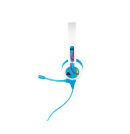 Słuchawki dzieci 3+ 85dB z mikrofonem StudyBuddy niebieskie