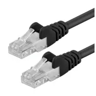Patchcord Cat5e UTP 1,5m 100% CU czarny
