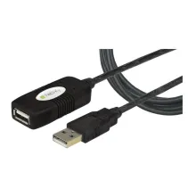 Kabel USB 2.0 przedłużacz aktywny USB-A na USB-A M/F 10m