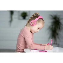 Słuchawki Bluetooth dla dzieci 75/85/94dB Play+, różowe