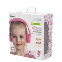 Słuchawki Bluetooth dla dzieci 75/85/94dB Play+, różowe