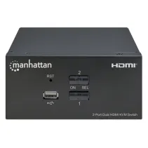 Manhattan 153522 Przełącznik KVM 2x1 HDMI/USB 4K*30Hz