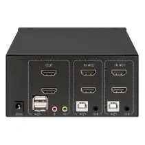 Manhattan 153522 Przełącznik KVM 2x1 HDMI/USB 4K*30Hz