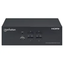 Manhattan 153539 Przełącznik KVM 4x1 HDMI/USB 4K*30Hz