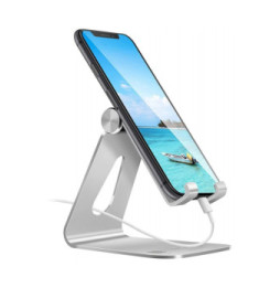 Techly 363272 Aluminiowa podstawka pod telefon na biurko