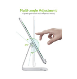 Techly 363272 Aluminiowa podstawka pod telefon na biurko