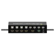 Techly 108255 Przełącznik KVM 4x1 HDMI/USB Multi-Viewer