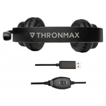 Słuchawki stereo nauszne USB z mikrofonem THX-20