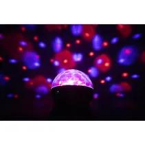 Kula disco LED z głośnikiem Bluetooth, MP3 USB, Radio