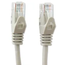 Patchcord Cat6 UTP 0,25M CCA szary