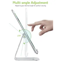 Techly 363272 Aluminiowa podstawka pod telefon na biurko