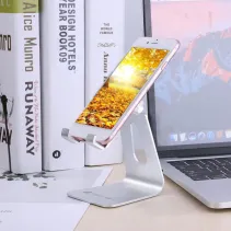 Techly 363272 Aluminiowa podstawka pod telefon na biurko