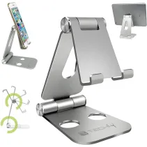 Techly 363289 Aluminiowa podstawka pod telefon na biurko
