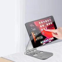 Techly 363289 Aluminiowa podstawka pod telefon na biurko