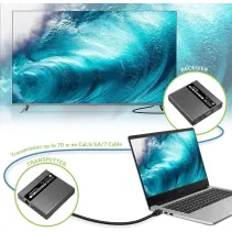 Extender HDMI 1.3 1080p60Hz do 70m po skrętce Kat6 IR