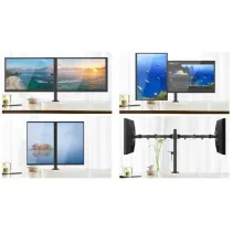 Techly 027514 Uchwyt na 2 monitory 13-27" obrotowy - B2B Netinet