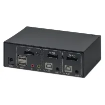 Manhattan 153546 Przełącznik KVM 2x1 DisplayPort/USB
