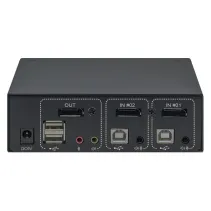 Manhattan 153546 Przełącznik KVM 2x1 DisplayPort/USB