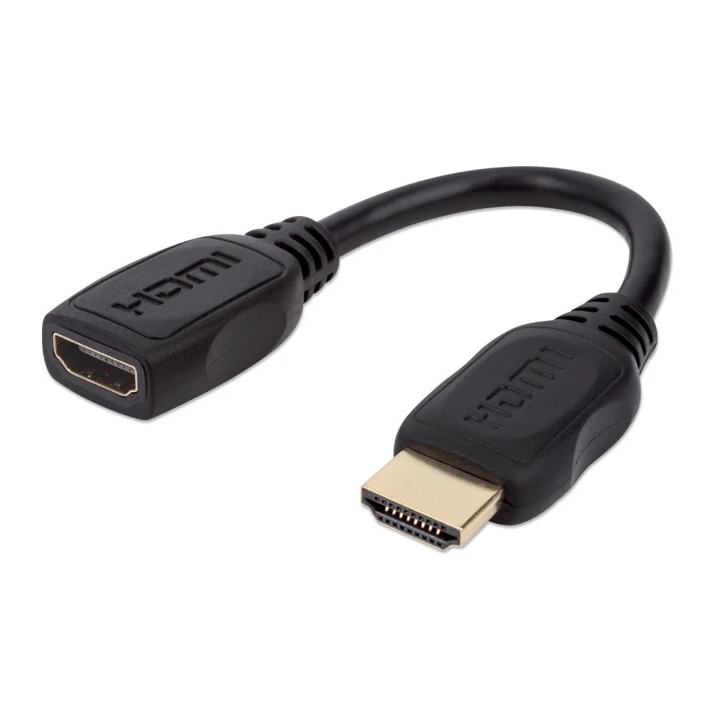 Kabel hdmi-hdmi 0,2M m/f 4K60H