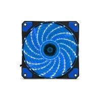 Wentylator 12x12cm świecący 33xLED niebieski