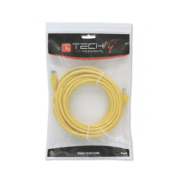 Patchcord utp 1M C5 cca żół