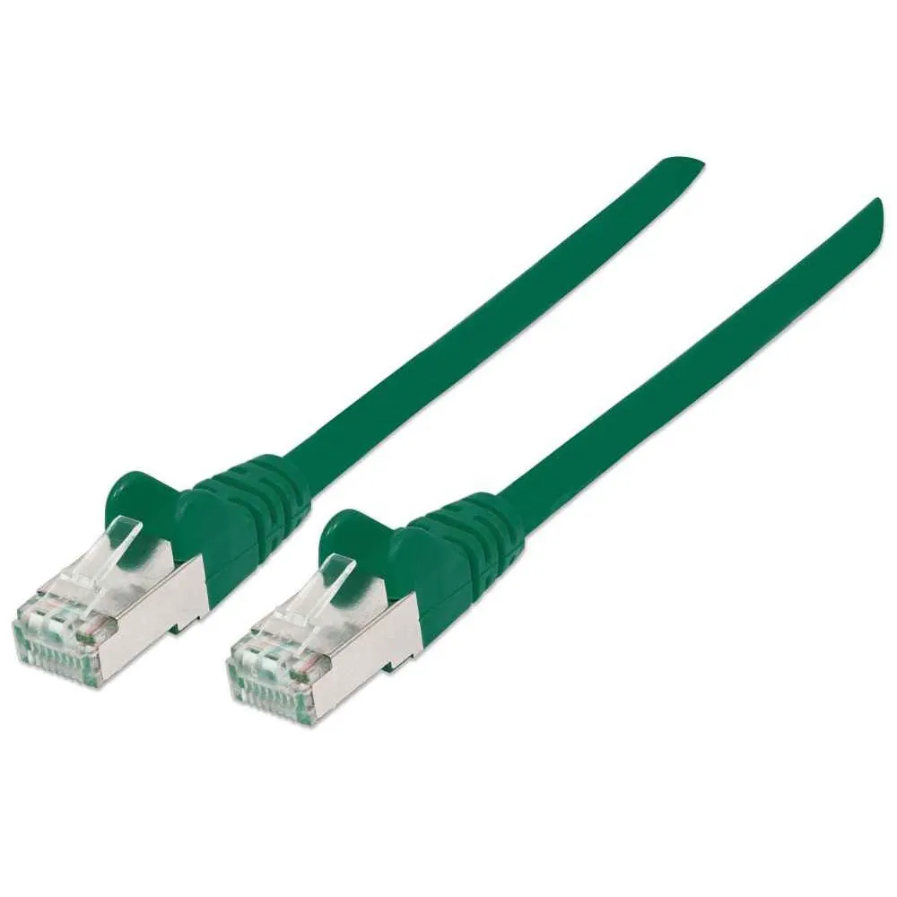 Patchcord Cat6a SFTP 2M 100% Cu zielony