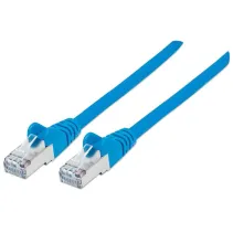 Patchcord Cat6a SFTP 2M 100% Cu niebieski