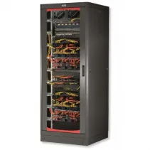 Szafa Rack 19 33U 800x600 drzwi szklane cokół