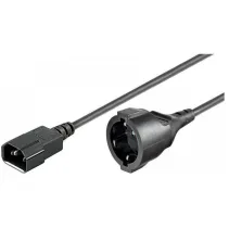 Kabel zasilania PC przedłużacz Schuko ( F ) na C14 F/M 1.5M