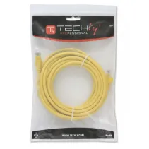 Patchcord Cat5e UTP 1M CCA żółty