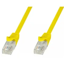 Patchcord Cat5e UTP 0,25M CCA żółty