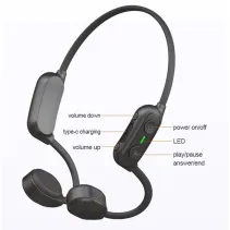 Słuchawki Bluetooth 5.0 sportowe z przewodnictwem kostnym