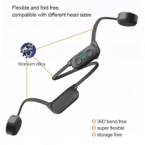 Słuchawki Bluetooth 5.0 sportowe z przewodnictwem kostnym