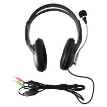 Słuchawki komputerowe nauszne stereo z mikrofonem