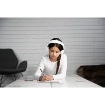 Słuchawki Bluetooth dla dzieci, 75/85/94dB Play+ białe