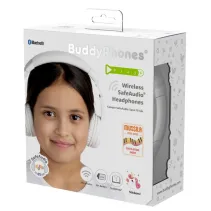 Słuchawki Bluetooth dla dzieci, 75/85/94dB Play+ białe