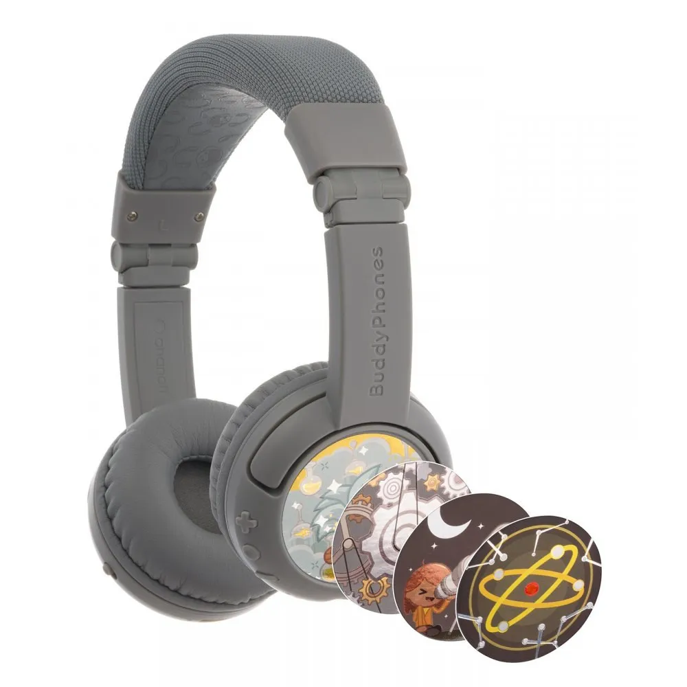 Słuchawki Bluetooth dla dzieci, 75/85/94dB Play+ szare