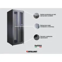 Szafa stojąca rack 19 42U 800x800 2x drzwi perforowane