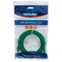 Patchcord Cat6 UTP 1,5M 100% Cu zielony